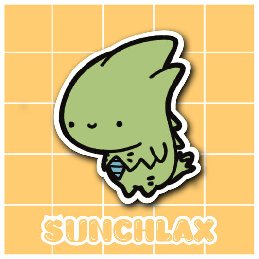 Green Dinosaur Sticker