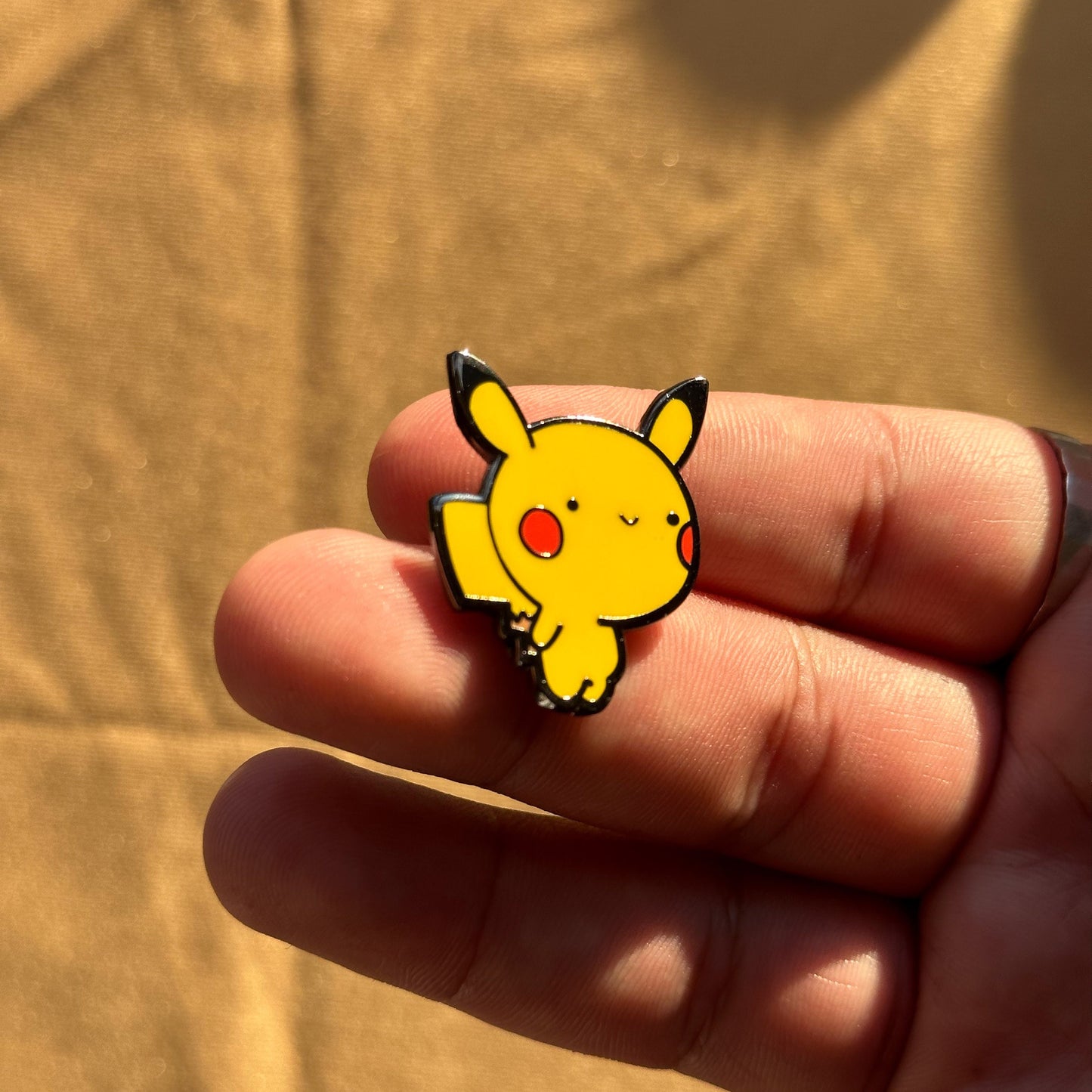 Cute Yellow Rat Hard Enamel Pin